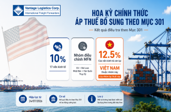 Hoa Kỳ chính thức áp thuế bổ sung theo điều tra theo mục 301 đối với 60 nền kinh tế